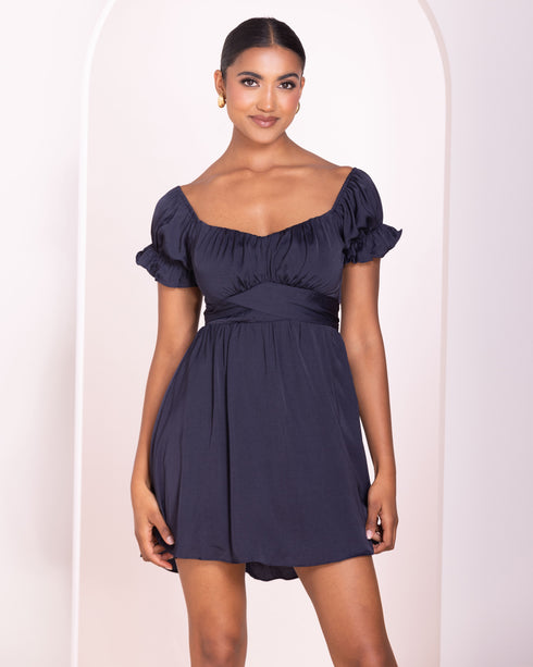Rosette Mini Dress